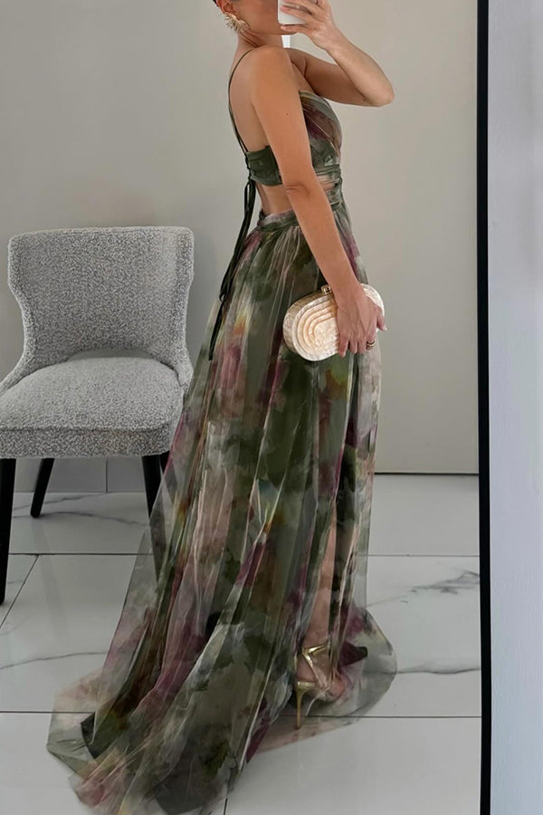 Gardenia - Maxi jurk met bloemenpatroon