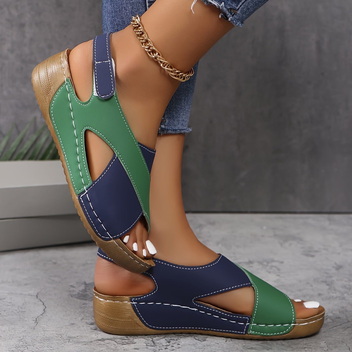 Sahara - Comfort sandalen met kruisband voor dames