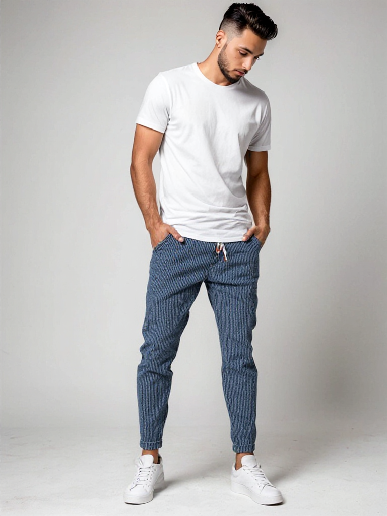 Cairo - Corduroy jogging pantalon verstelbaar trekkoord