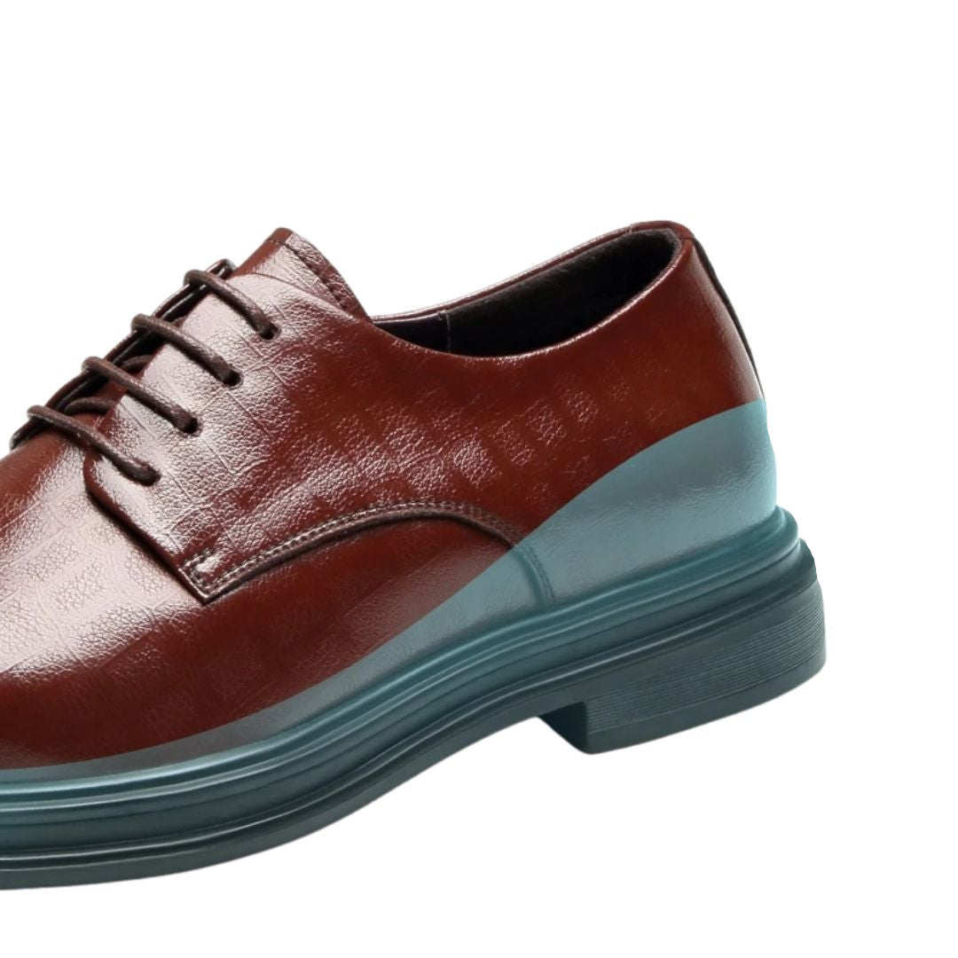 Elevated - Verhoogde nette lederen herenschoenen voor extra lengte