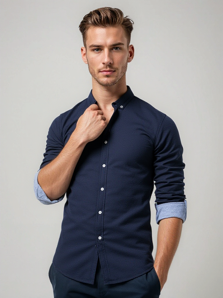 Quillon | Slim-fit overhemd met knoopsluiting