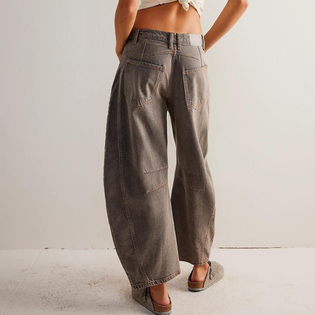 Clotilde - Dames jeans met rechte pijp en relaxte fit