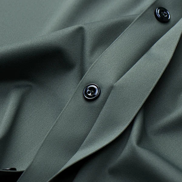 Brody - Heren slim fit overhemd met opgerolde mouwen