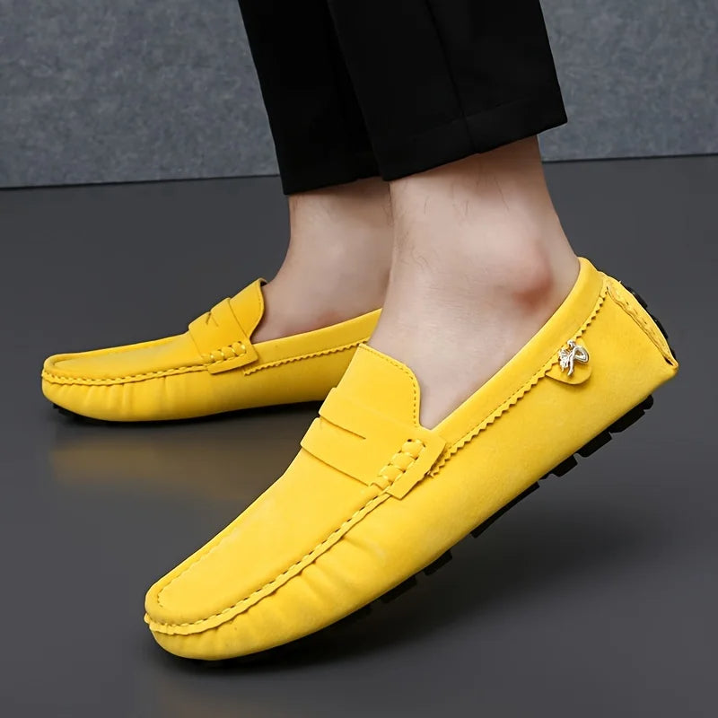 Nolan | Casual Suède Instappers loafers heren