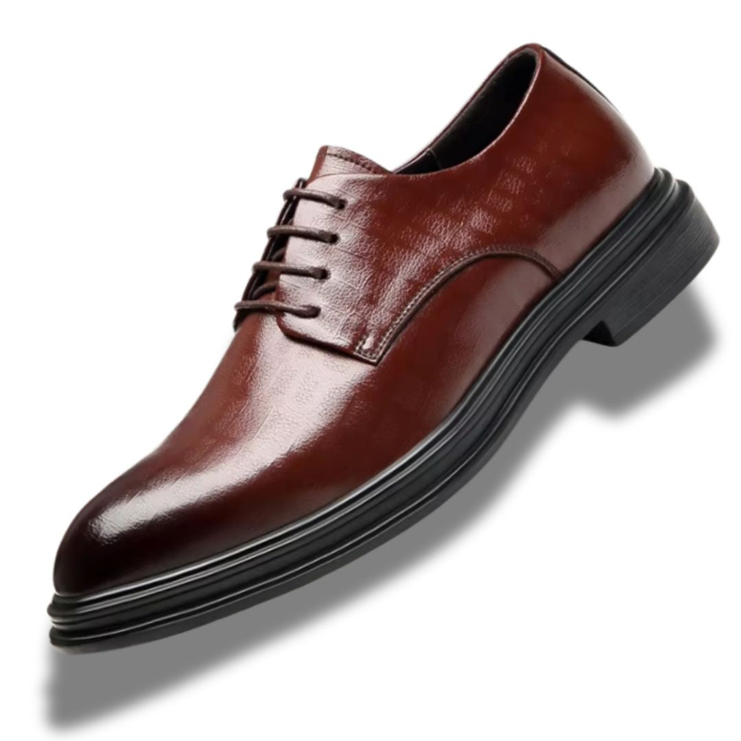 Elevated - Verhoogde nette lederen herenschoenen voor extra lengte