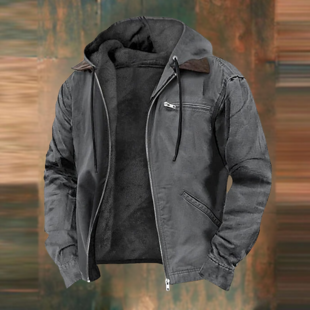 Joem - Hooded jack met meerdere zakken voor mannen