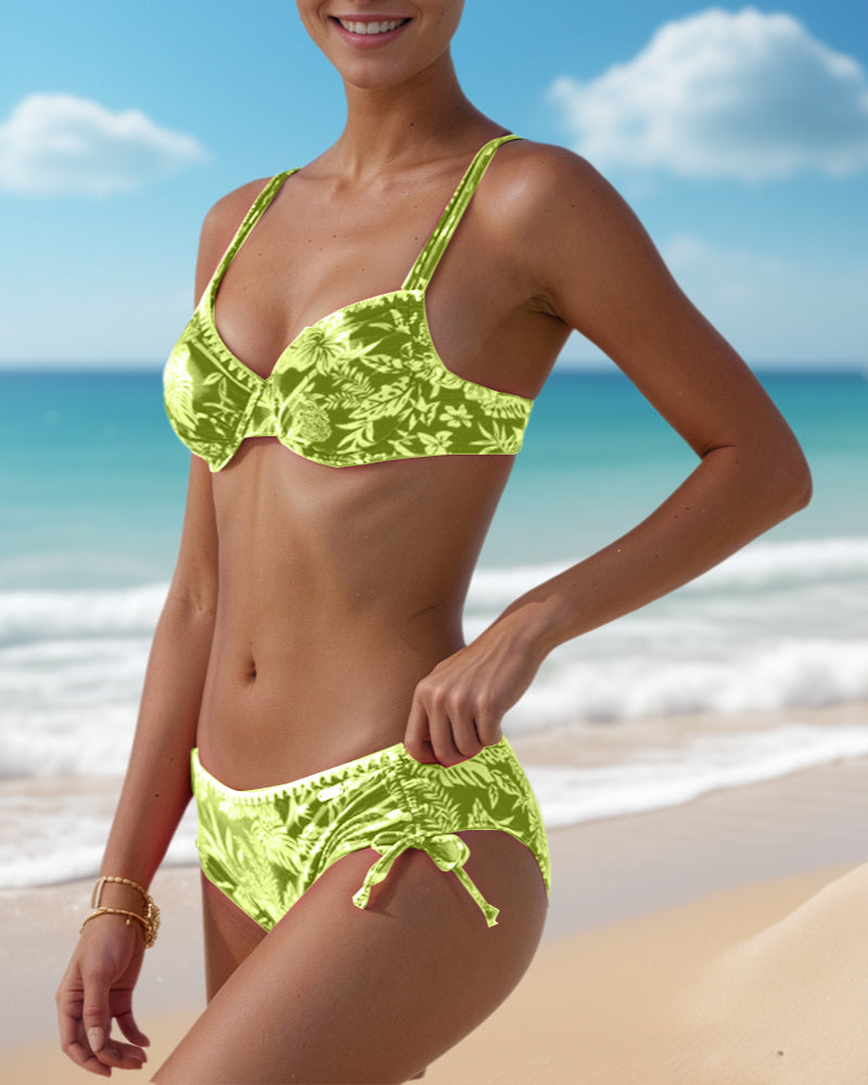 Justyna - Dames bikini met strikdetail