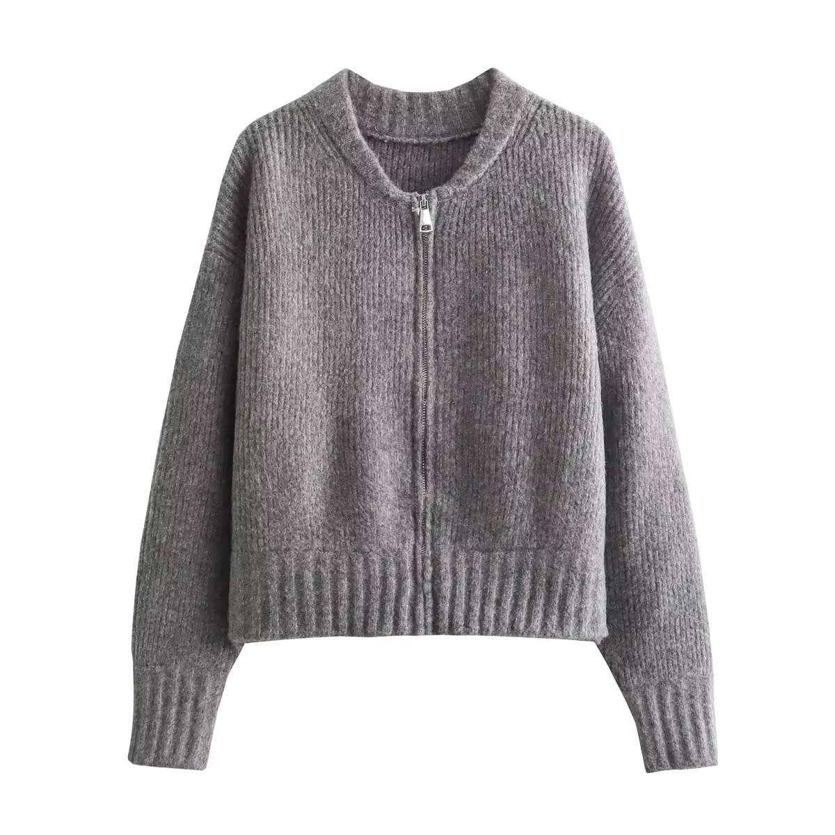 Lorie - Vrouwen kinnted urban cozy zip vest