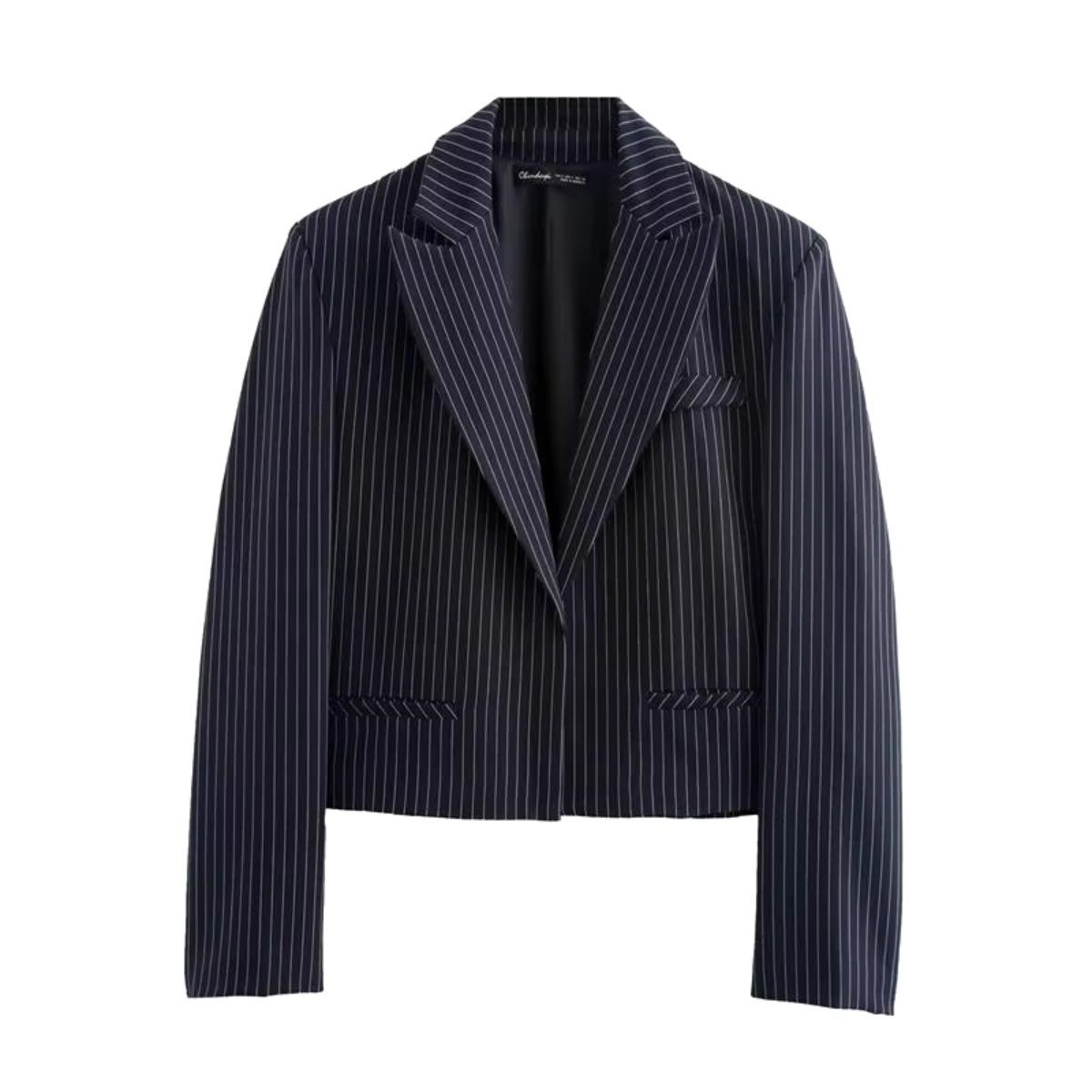 Graziel - Blazer met dubbele knopen en strepen voor dames