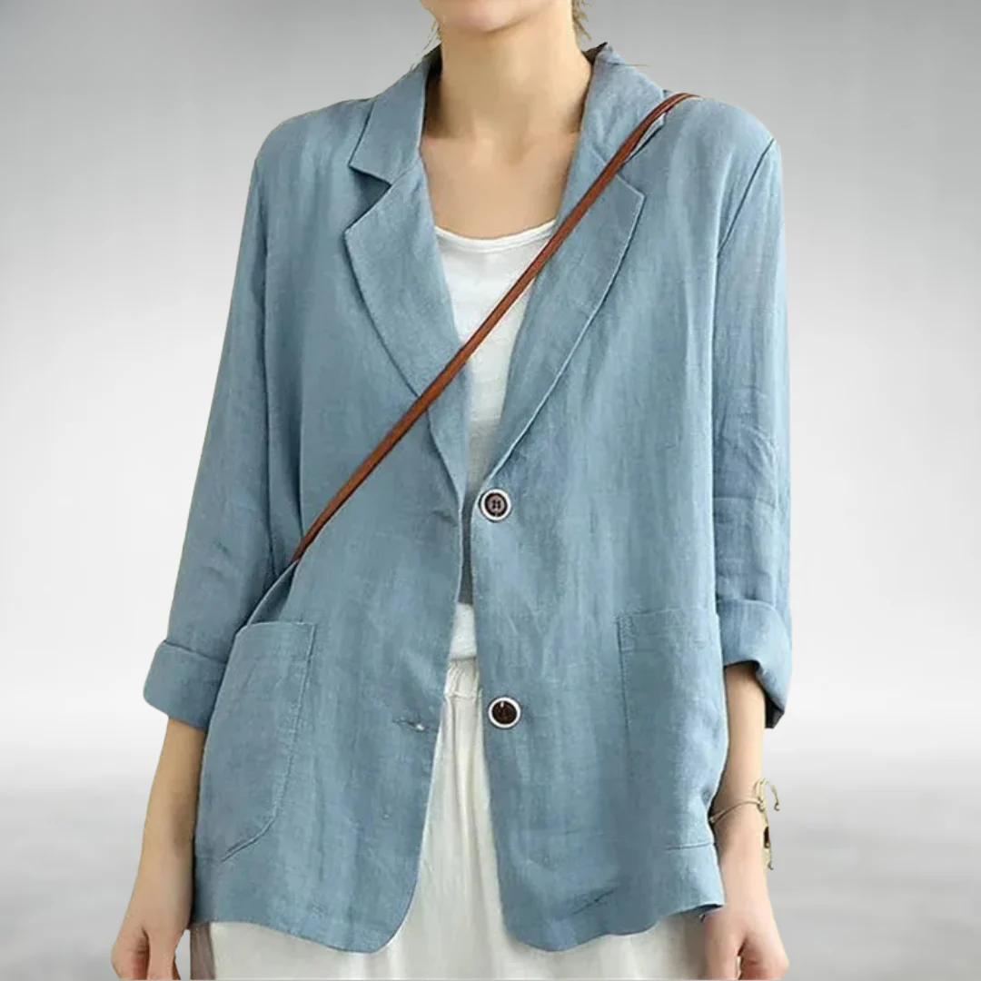 Imelda - Losvallend dames colbert met casual snit