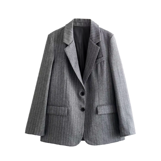 Helen - Klassieke lijnen blazer met 2 klepzakken