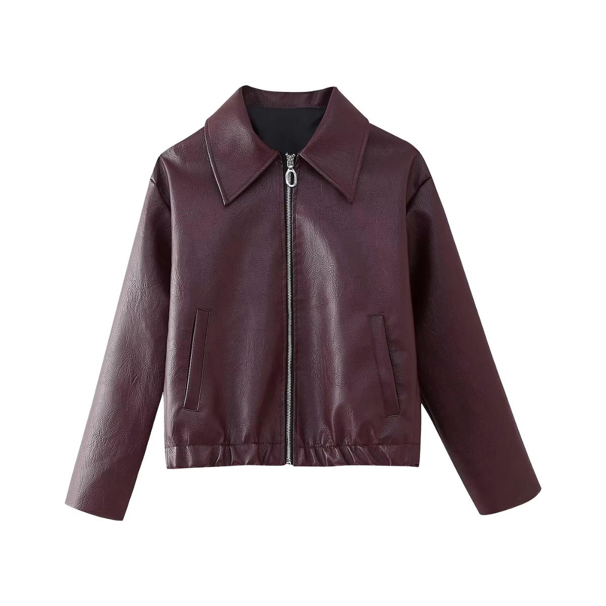 Muriela - Retro oversized leren jas
