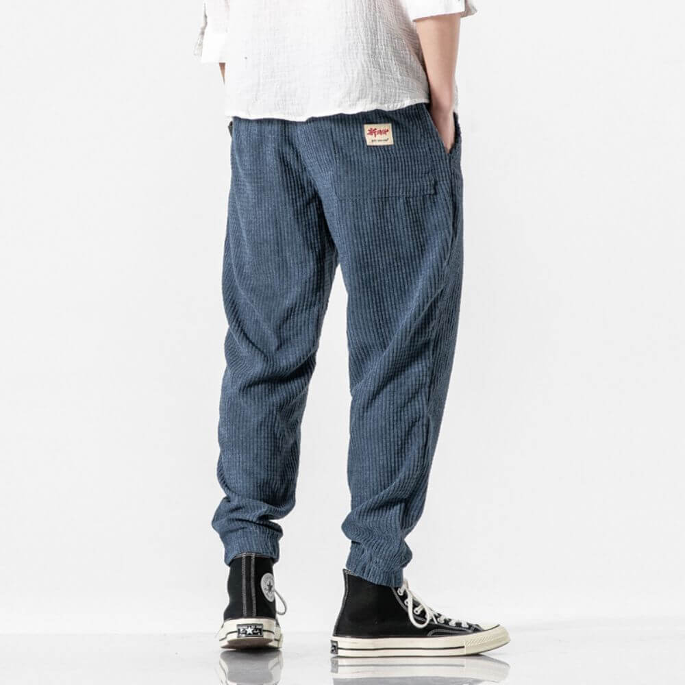 Cairo - Corduroy jogging pantalon verstelbaar trekkoord