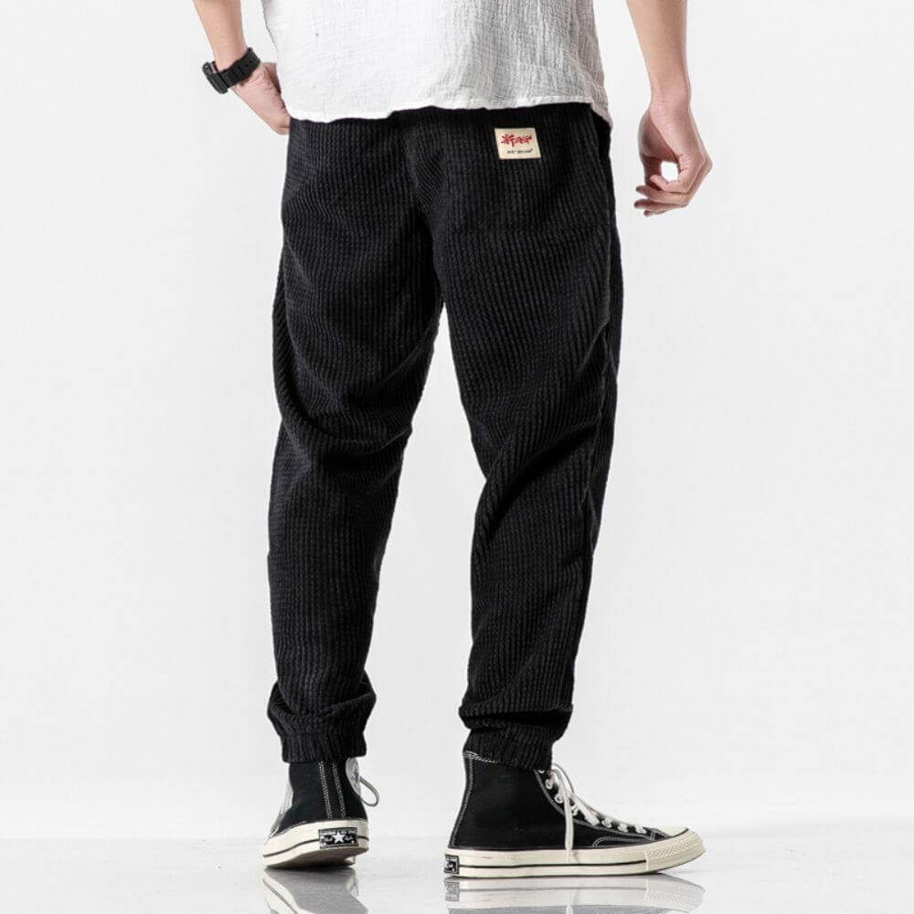 Cairo - Corduroy jogging pantalon verstelbaar trekkoord