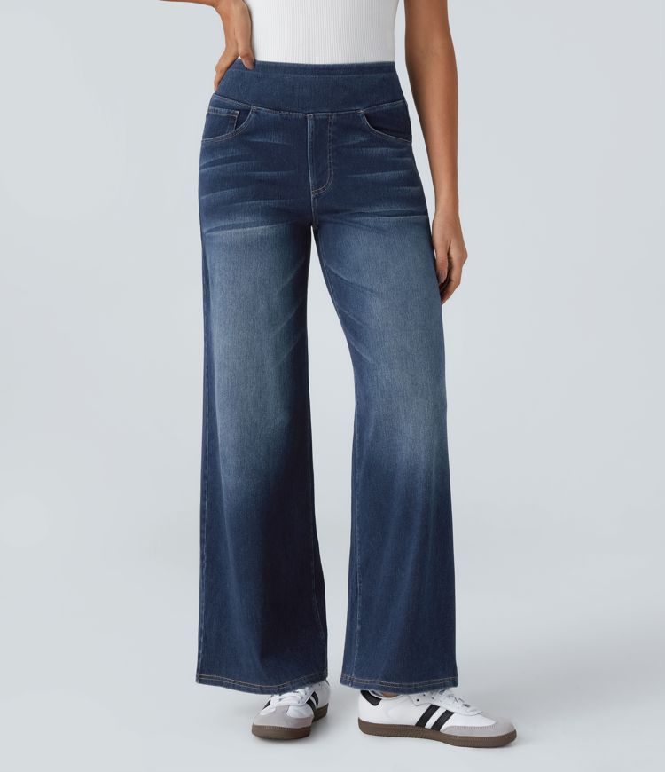 Lorena - Stretchy jeans met elastische tailleband