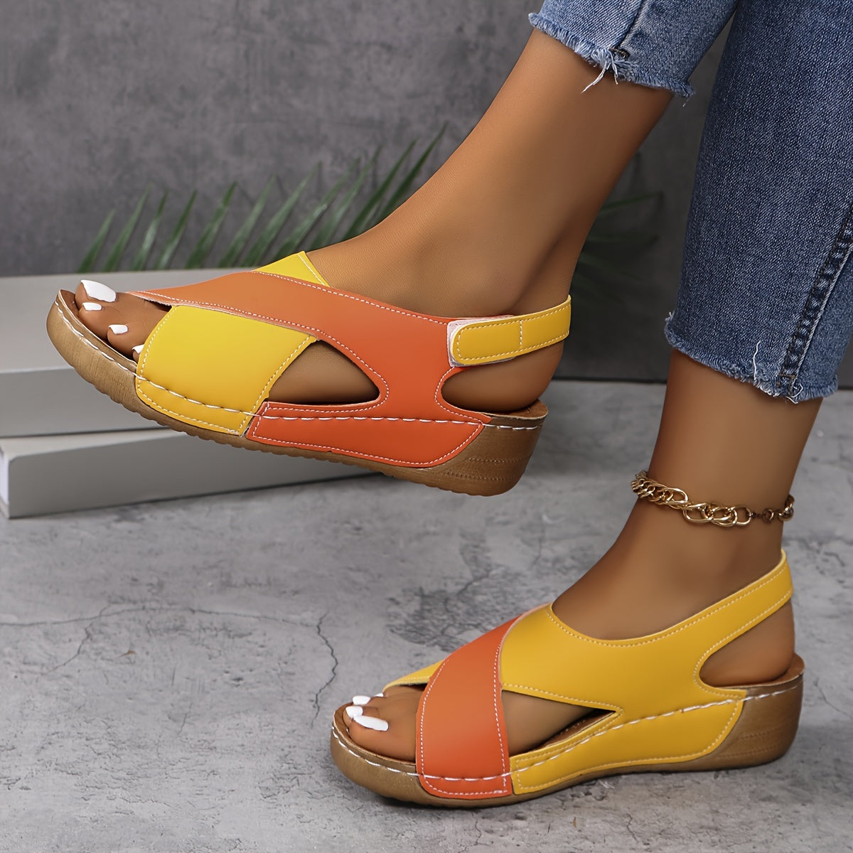 Sahara - Comfort sandalen met kruisband voor dames