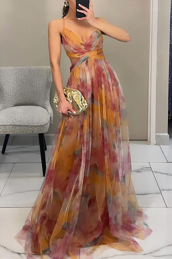 Gardenia - Maxi jurk met bloemenpatroon