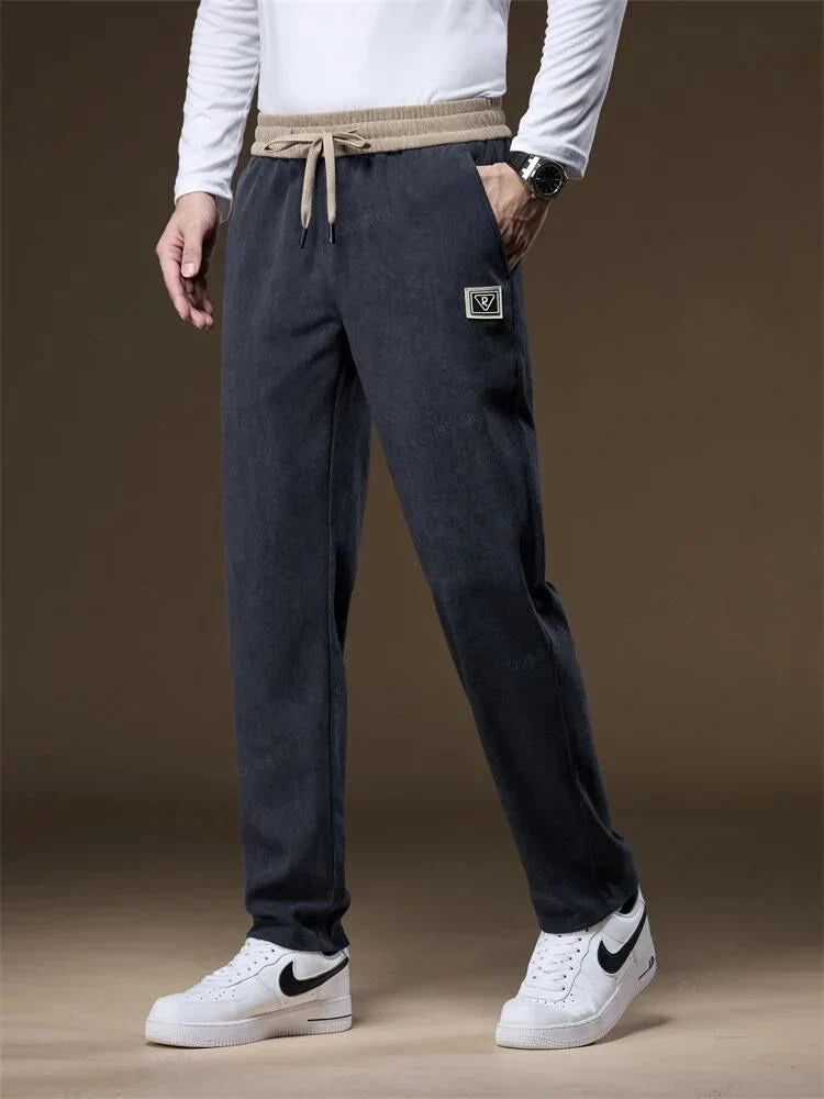 Kehinde - Comfortabele corduroy joggers voor heren