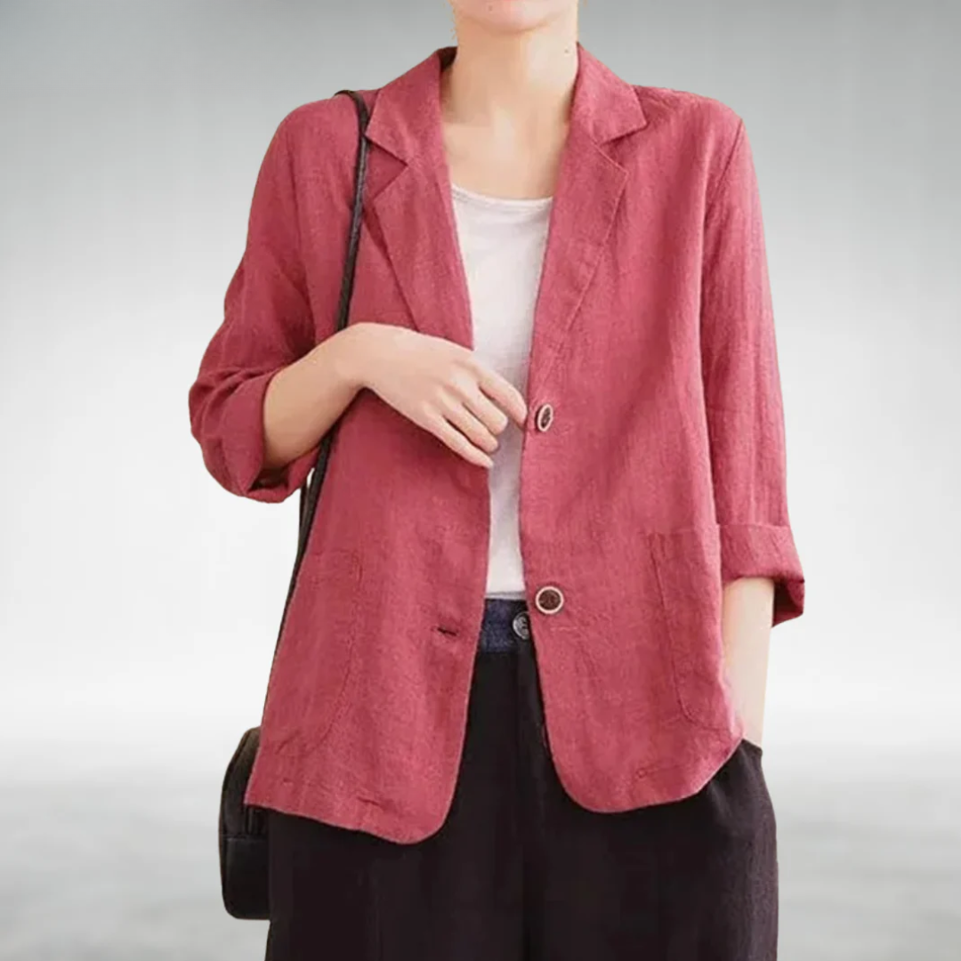 Imelda - Losvallend dames colbert met casual snit