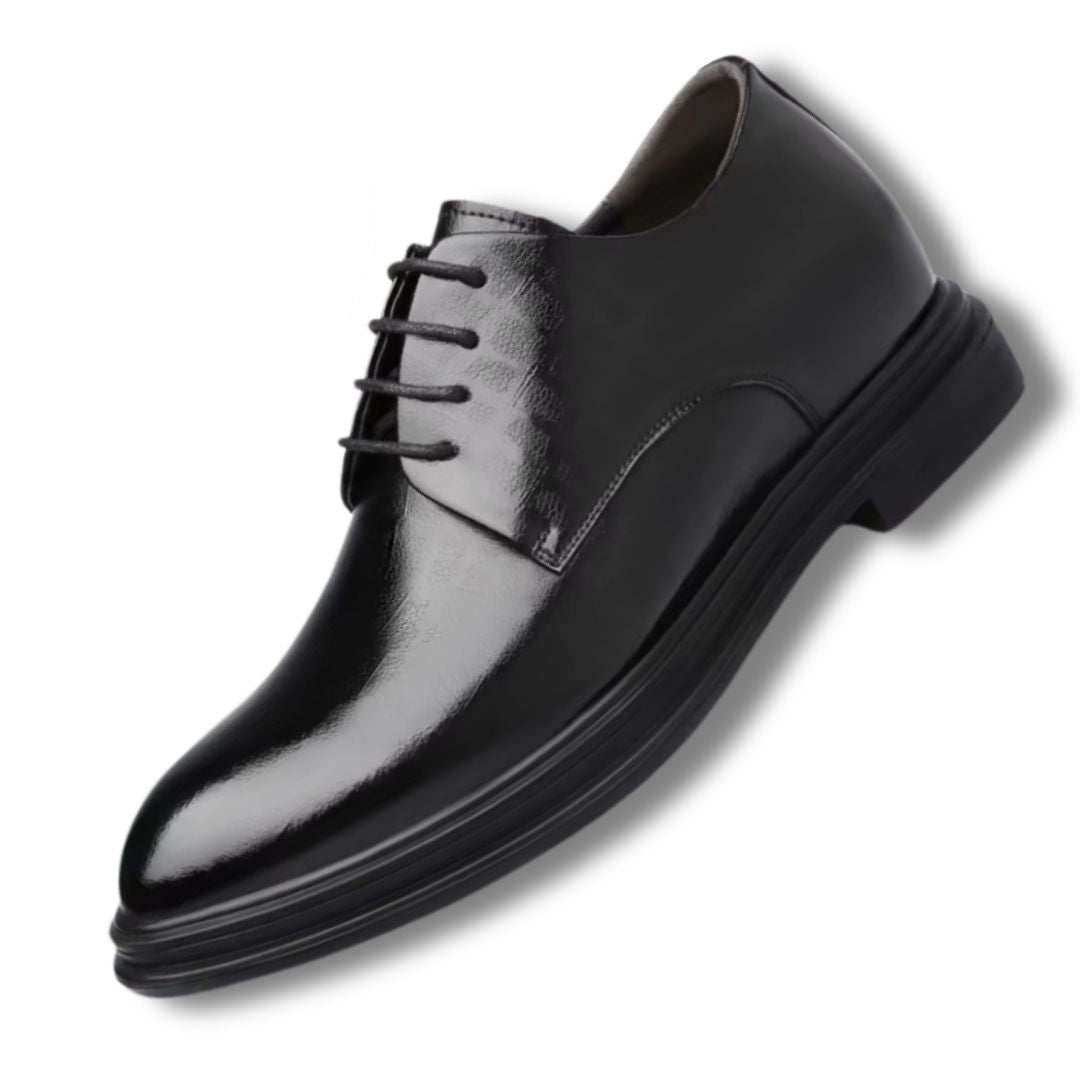 Elevated - Verhoogde nette lederen herenschoenen voor extra lengte