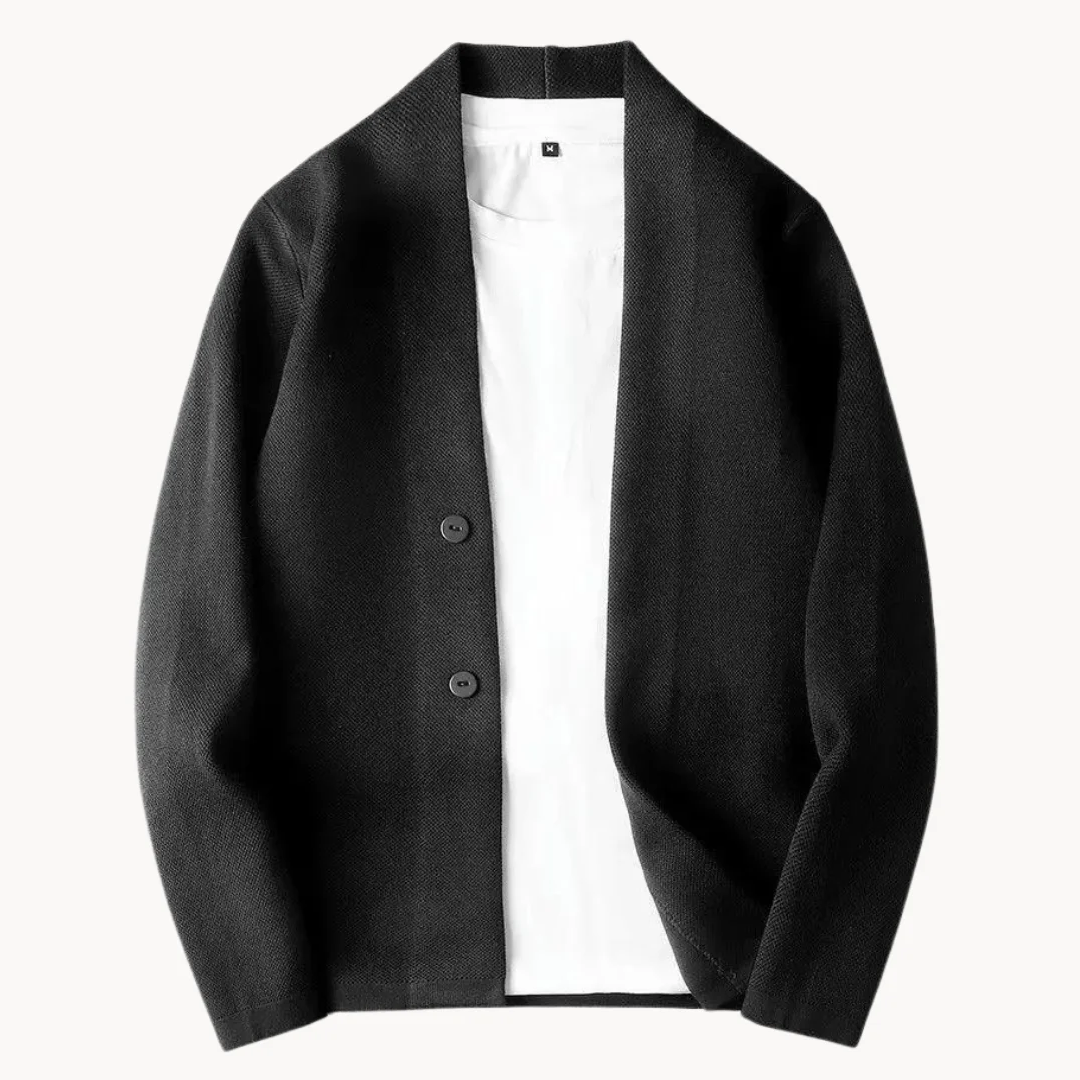 Enrico - Casual heren cardigan met knoopsluiting