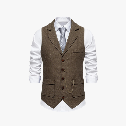 Uriel - Vintage getailleerd gilet