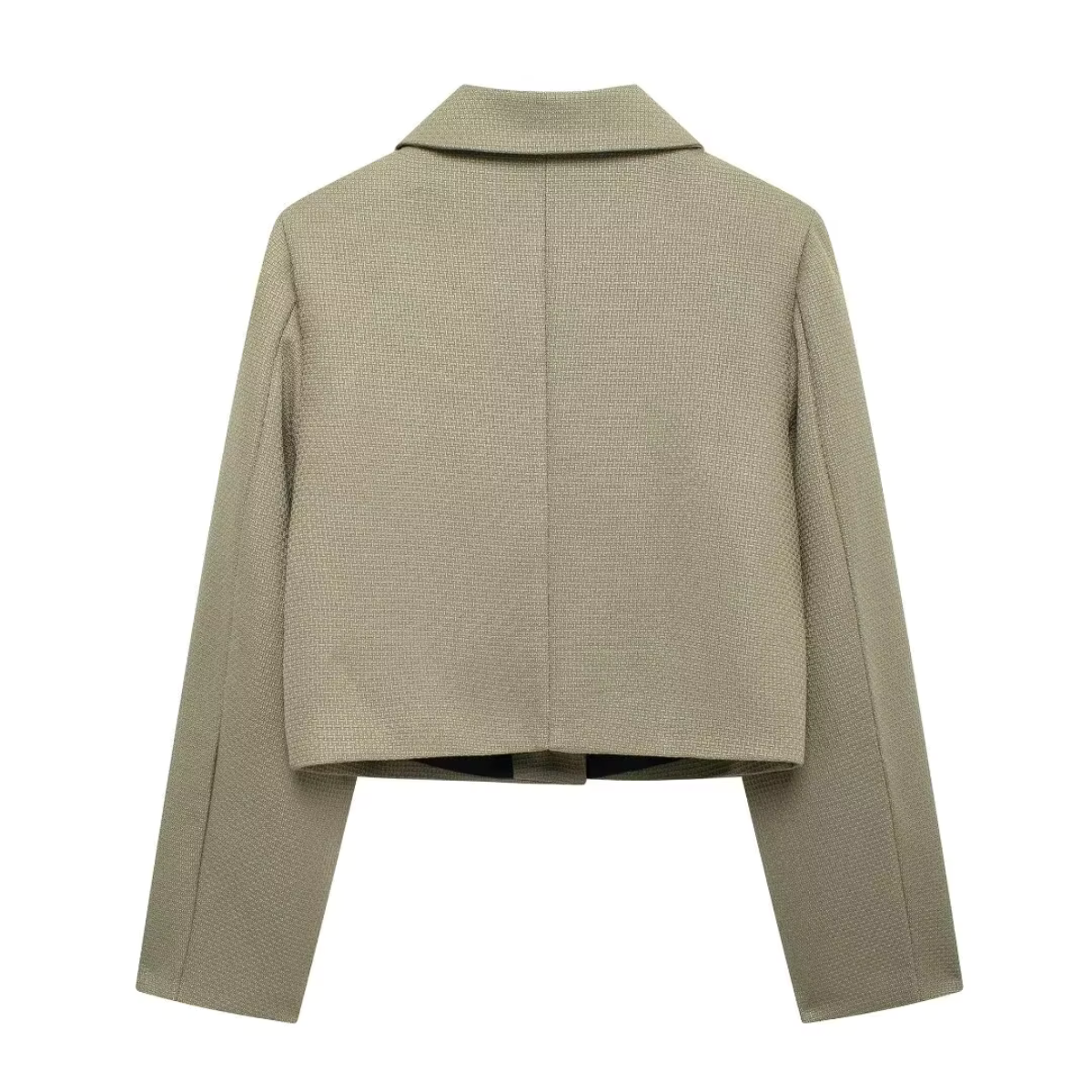 Olannie - Tweed blazer met enkele knopen