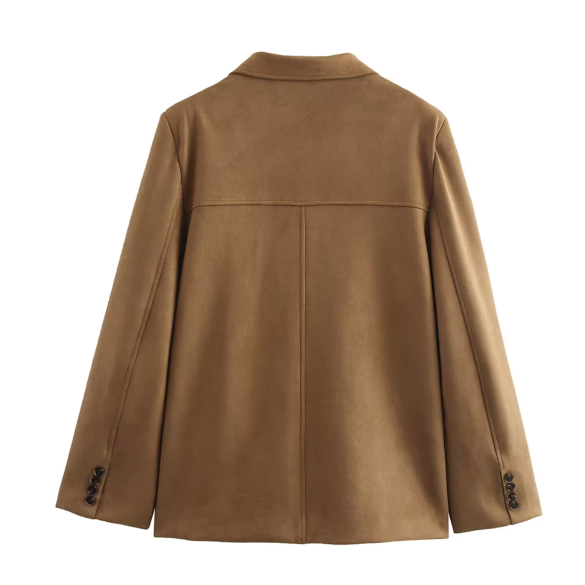 Jula - Oversized vintage luxe suède jas