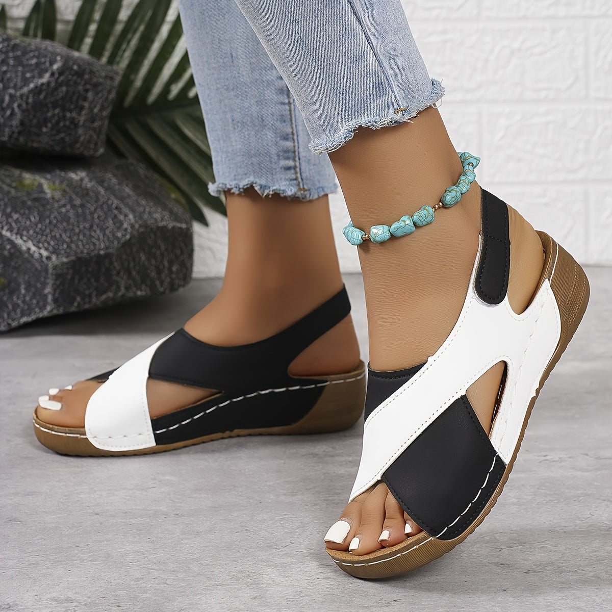 Sahara - Comfort sandalen met kruisband voor dames