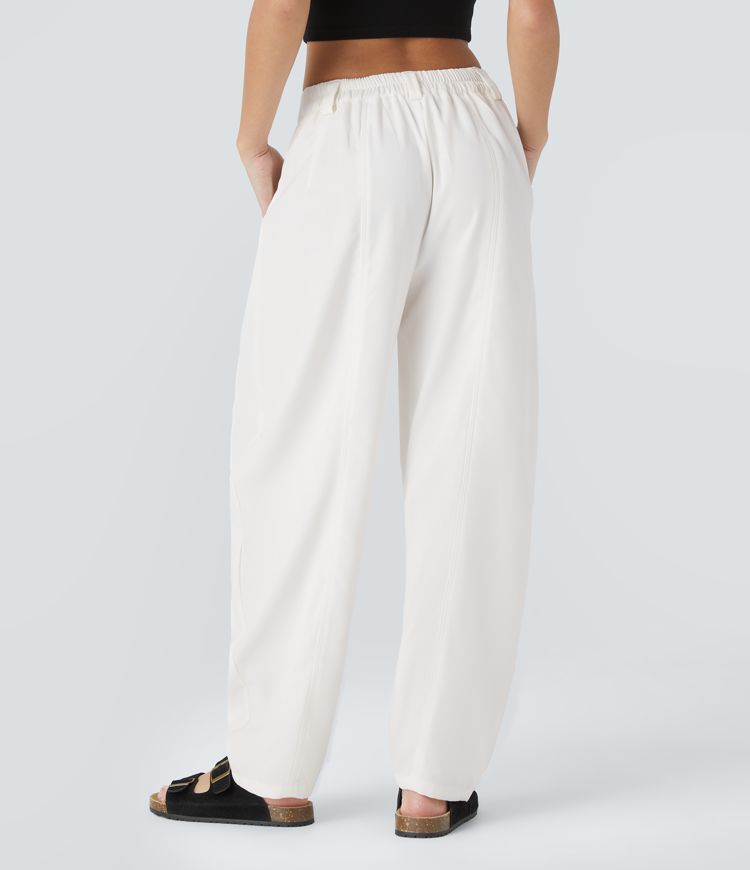 Claudia - Losvallende damesbroek met hoge taille