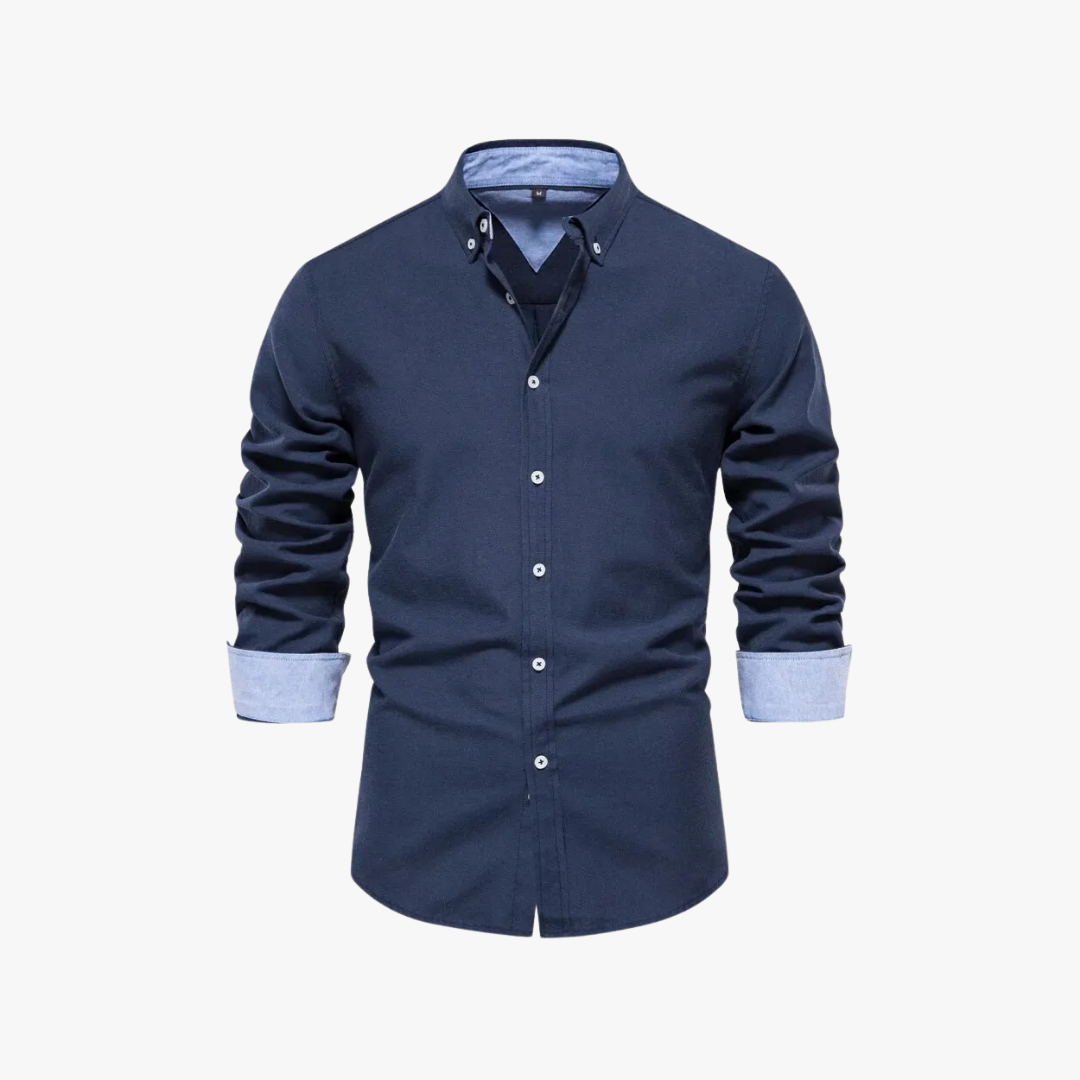 Quillon | Slim-fit overhemd met knoopsluiting