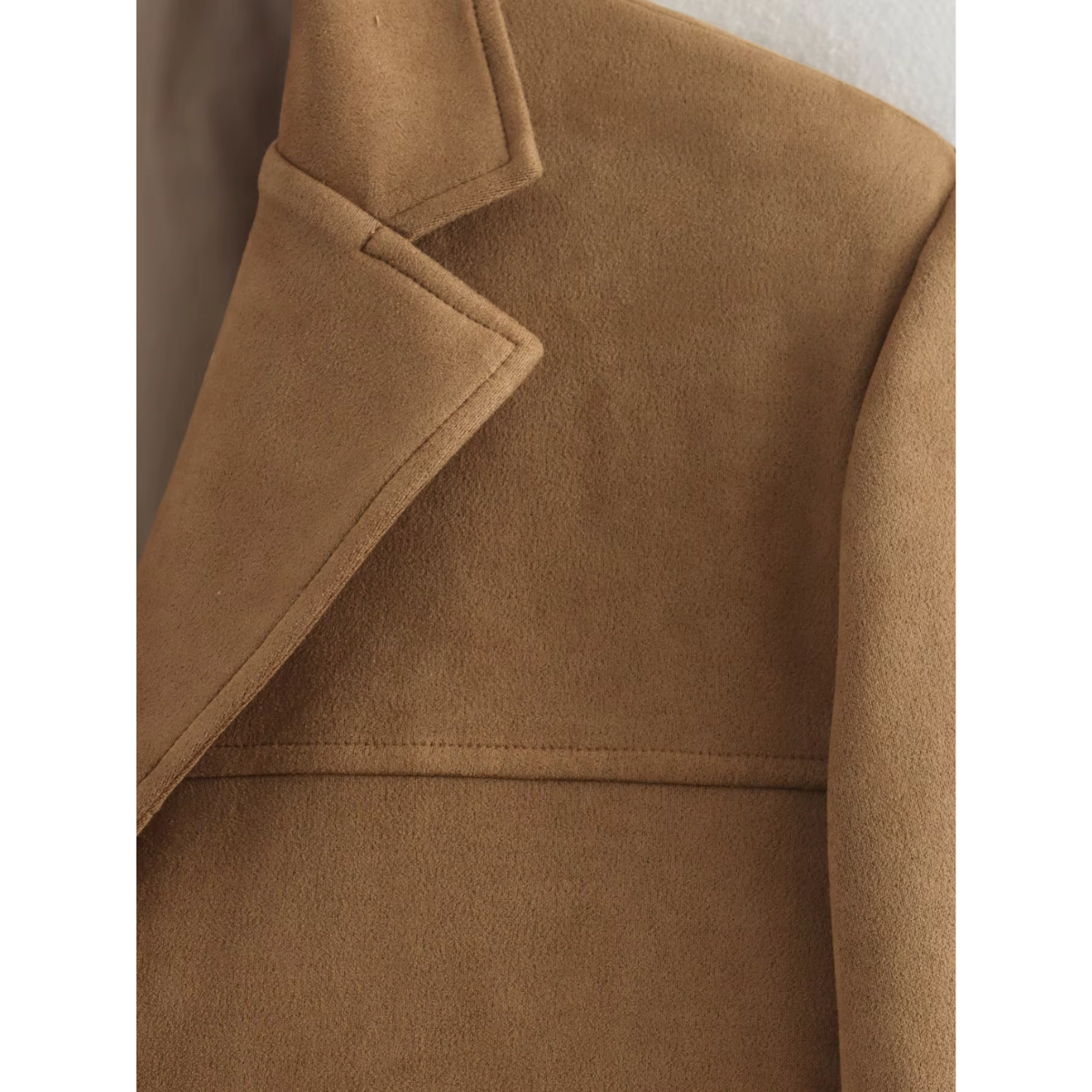 Jula - Oversized vintage luxe suède jas