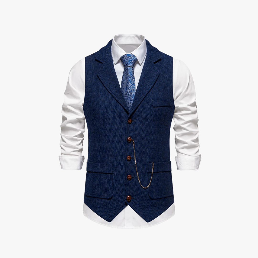 Uriel - Vintage getailleerd gilet