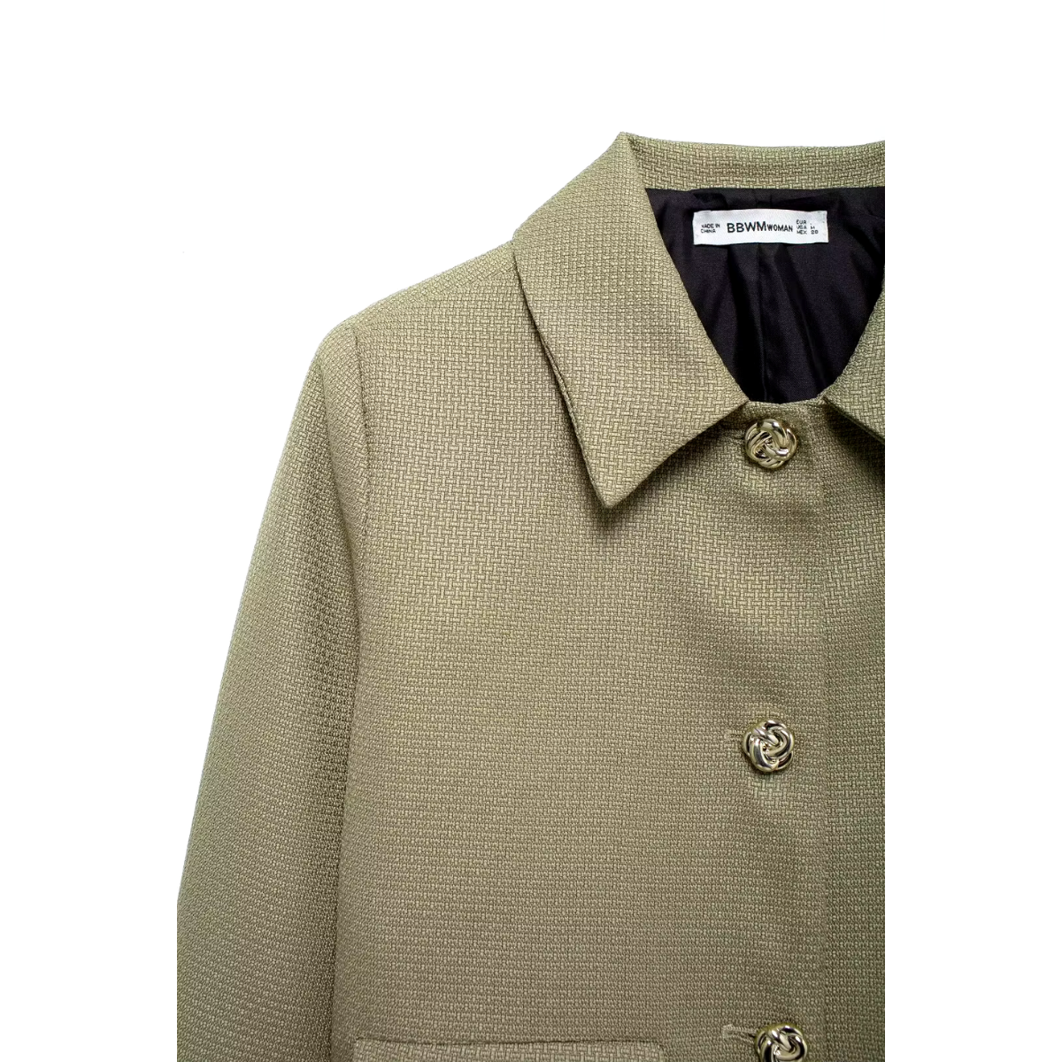 Olannie - Tweed blazer met enkele knopen