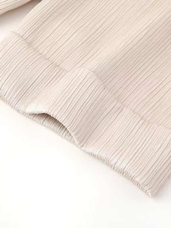 Lenie - Damesbeige casual losse 2-delige set