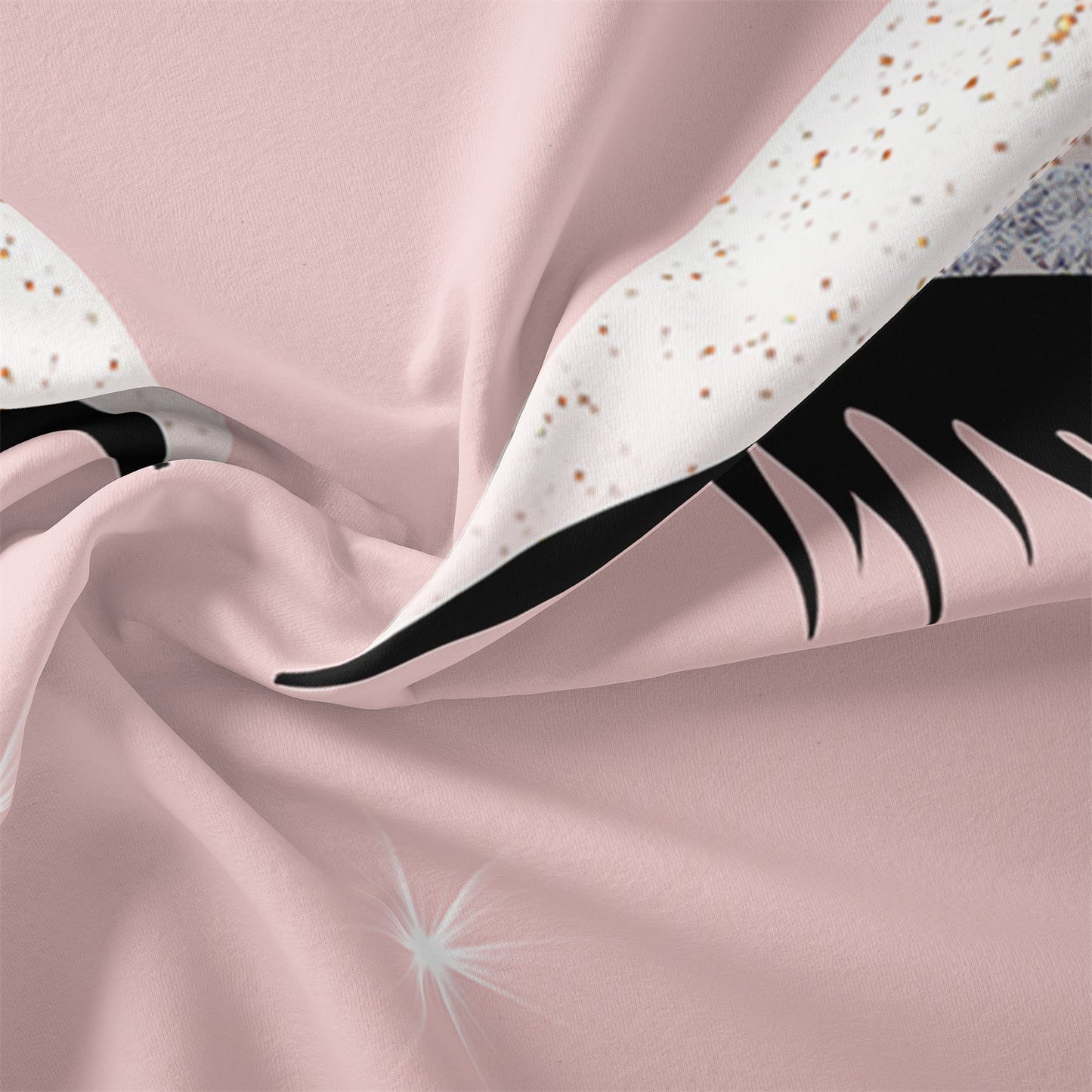 Luxe Layers - Hello Gorgeous Oog Wimper Gedrukte Dekbedovertrek Beddengoed Set