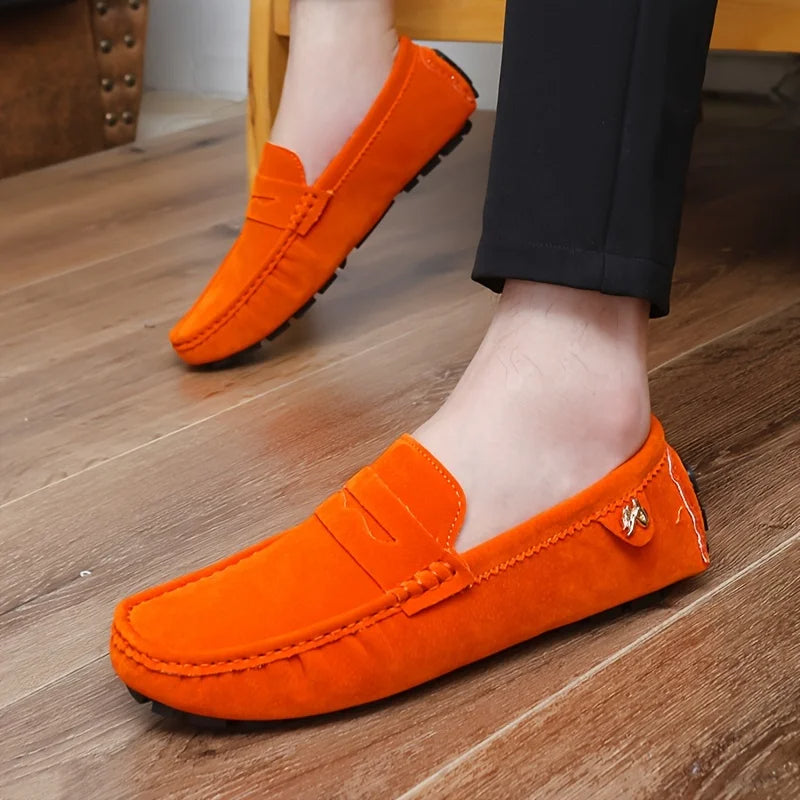 Nolan | Casual Suède Instappers loafers heren