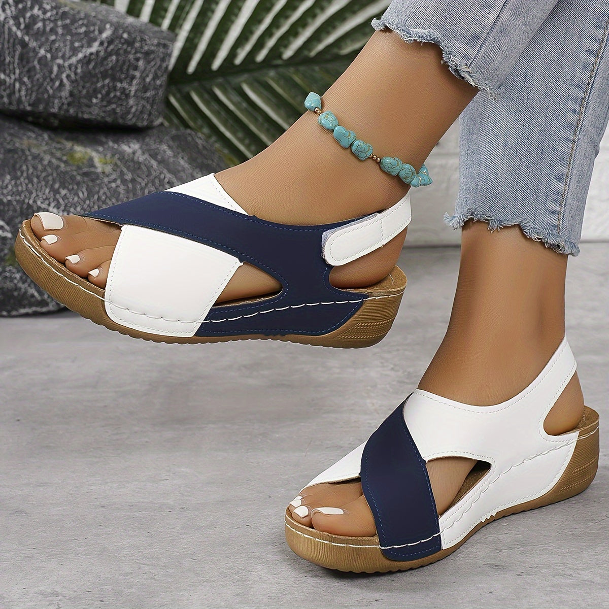 Sahara - Comfort sandalen met kruisband voor dames