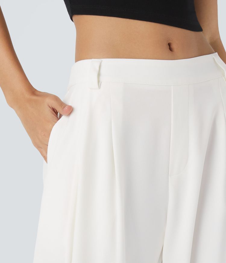 Claudia - Losvallende damesbroek met hoge taille