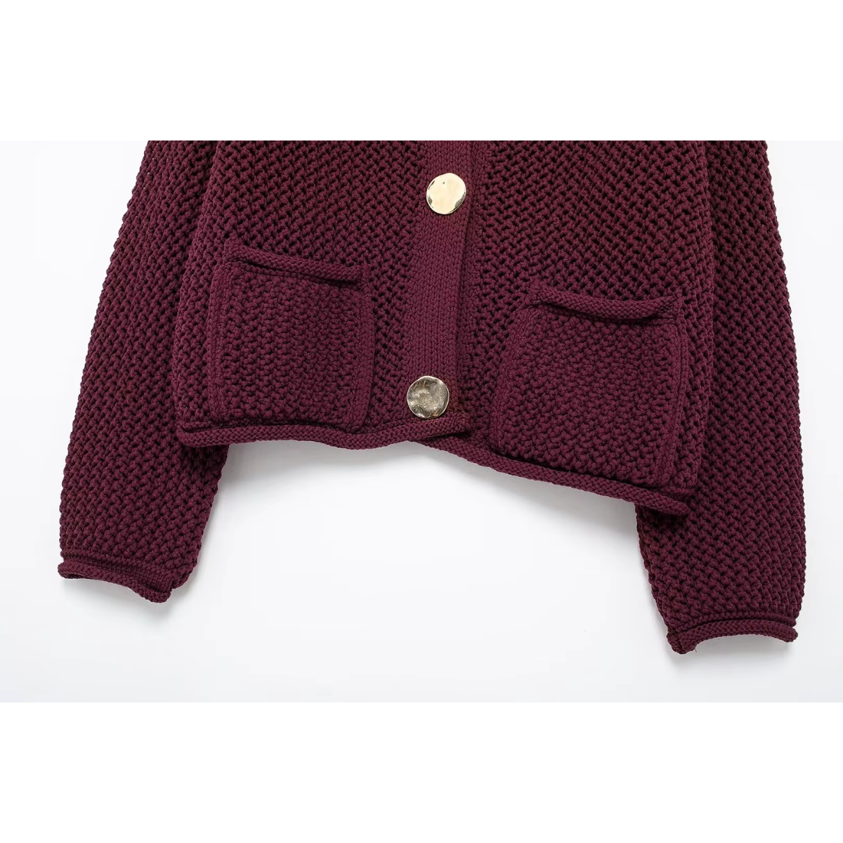 Zenry - Gebreid en geknoopt damesvest met charme