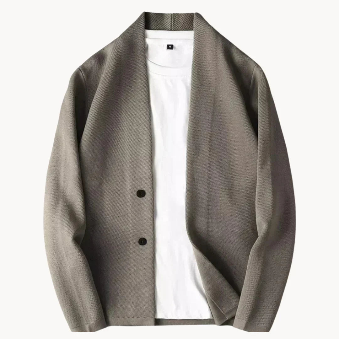 Enrico - Casual heren cardigan met knoopsluiting