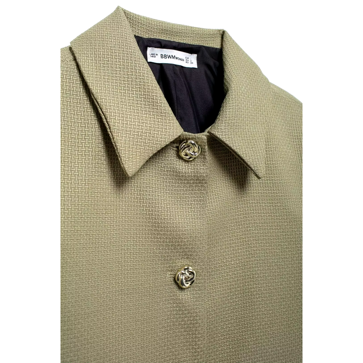 Olannie - Tweed blazer met enkele knopen