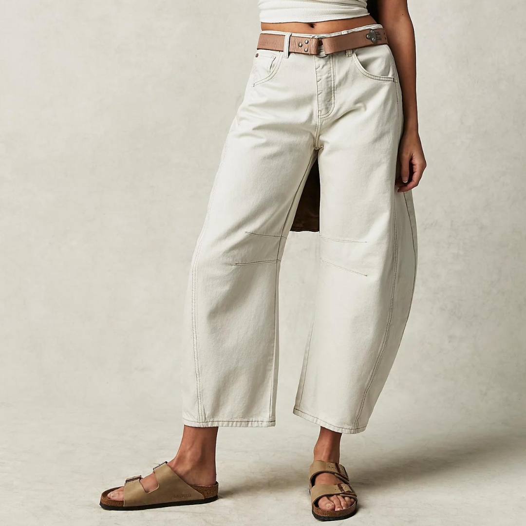 Clotilde - Dames jeans met rechte pijp en relaxte fit