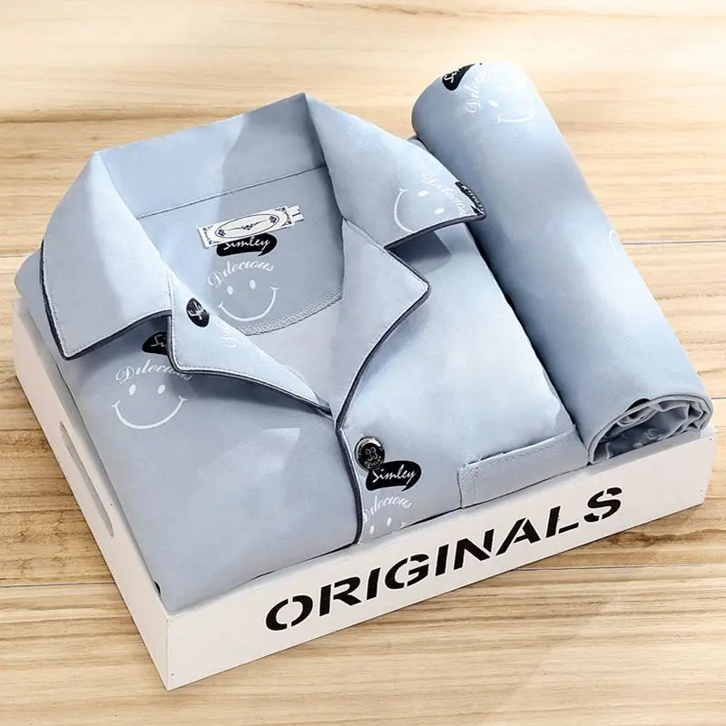 Marcos | Pyjama set met overhemd en knoopsluiting