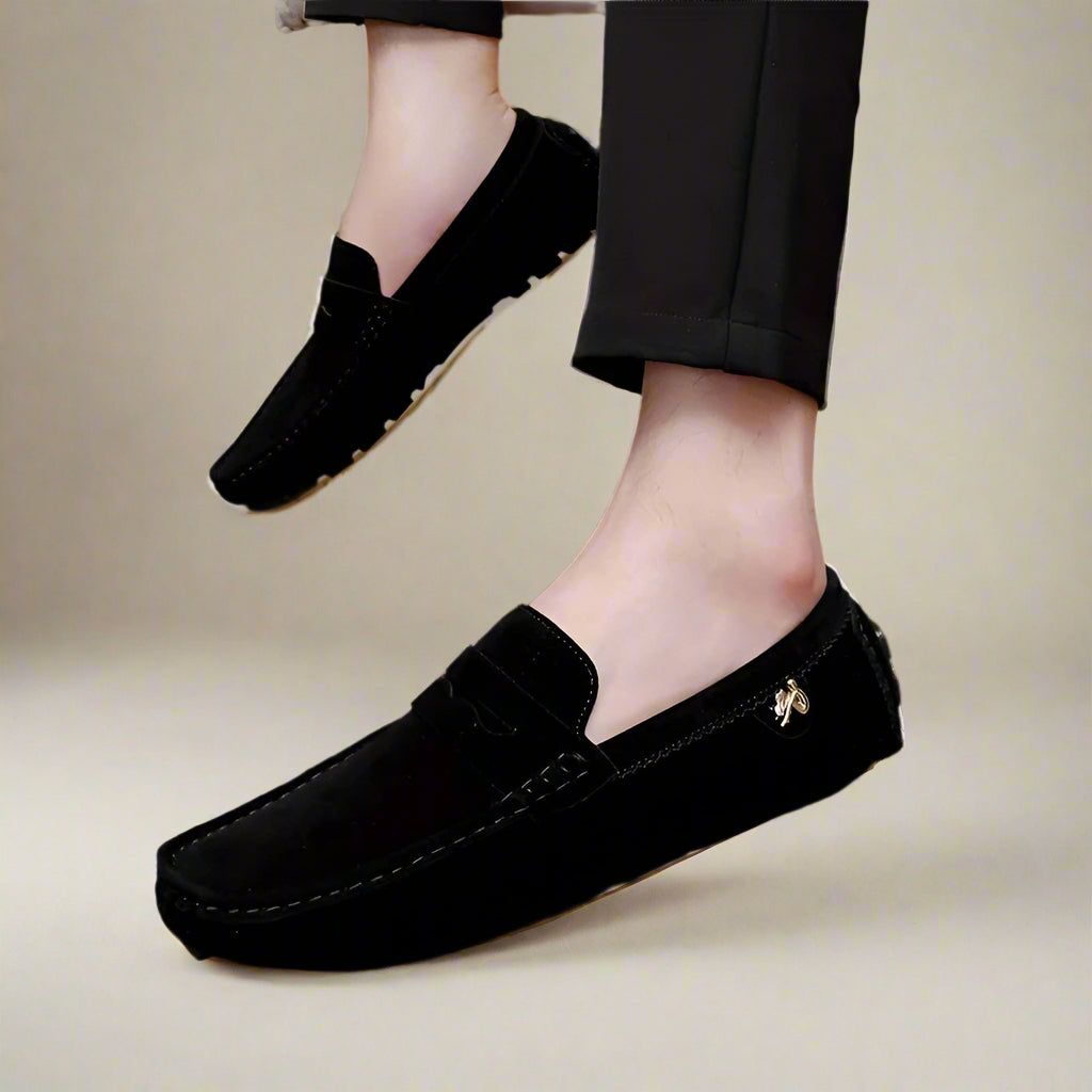 Nolan | Casual Suède Instappers loafers heren