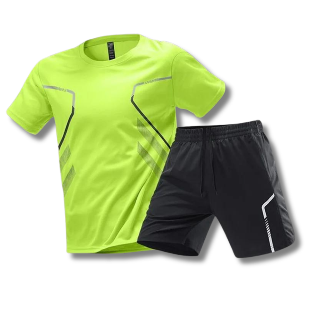 Federico – Padel sport outfit voor heren met ademend shirt en short