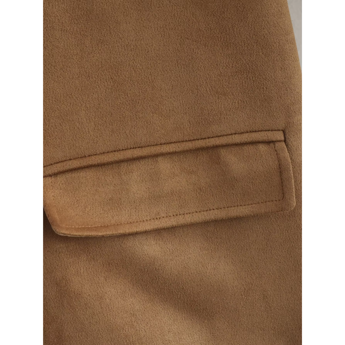 Jula - Oversized vintage luxe suède jas
