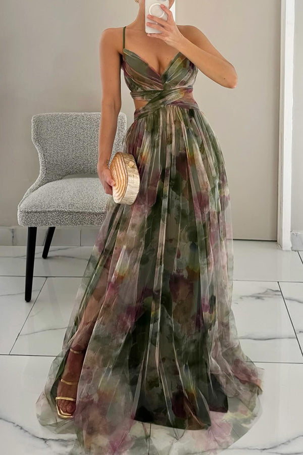 Gardenia - Maxi jurk met bloemenpatroon