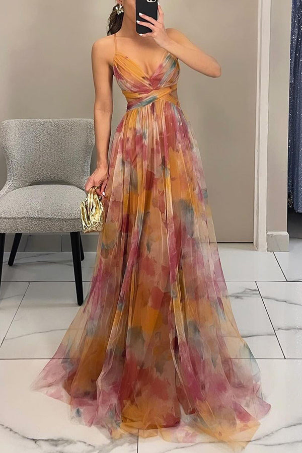 Gardenia - Maxi jurk met bloemenpatroon