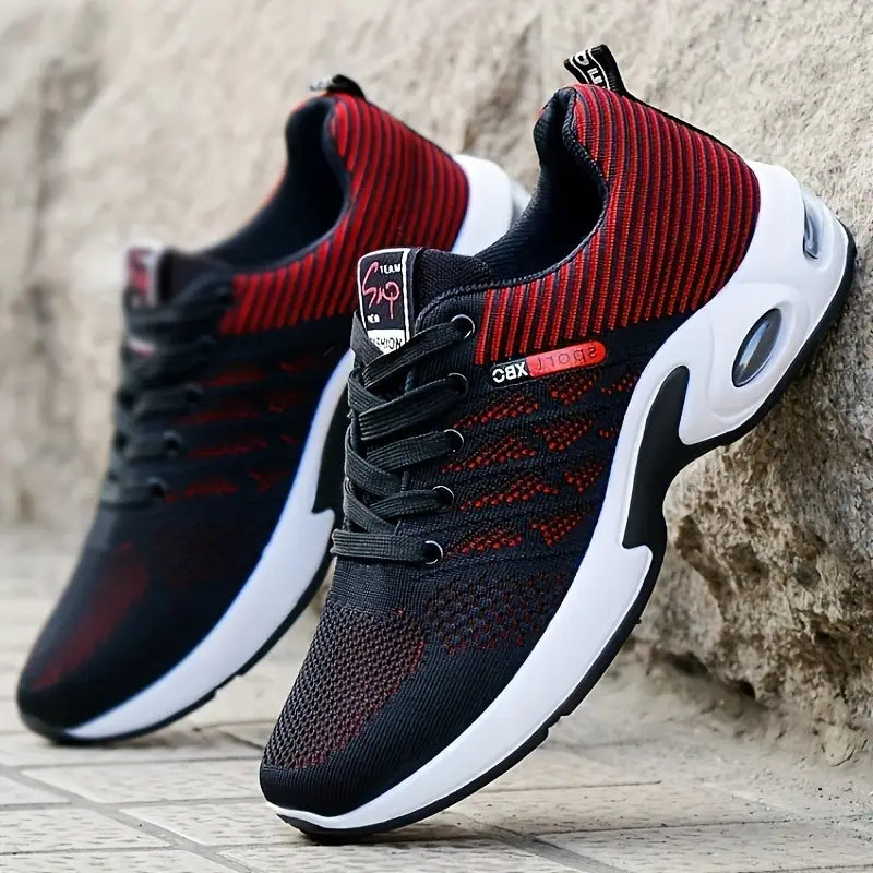 Alarich - Herensneaker met dempende zool en ademend bovenwerk
